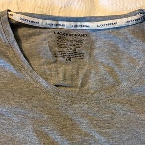 Lucky Brand Women’s Heather Gray Tee - SZ L